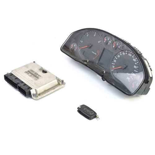 Kit Pornire Audi A6 (4B, C5) 1997-2005 2.5 Tdi Quattro Akn Motorina Calculator Motor Ceas Bord Chip ...