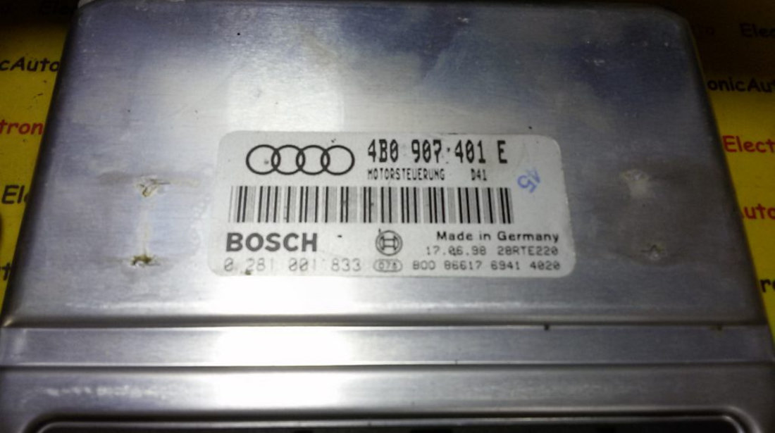 Kit pornire Audi A6 4B0907401E, 0281001833