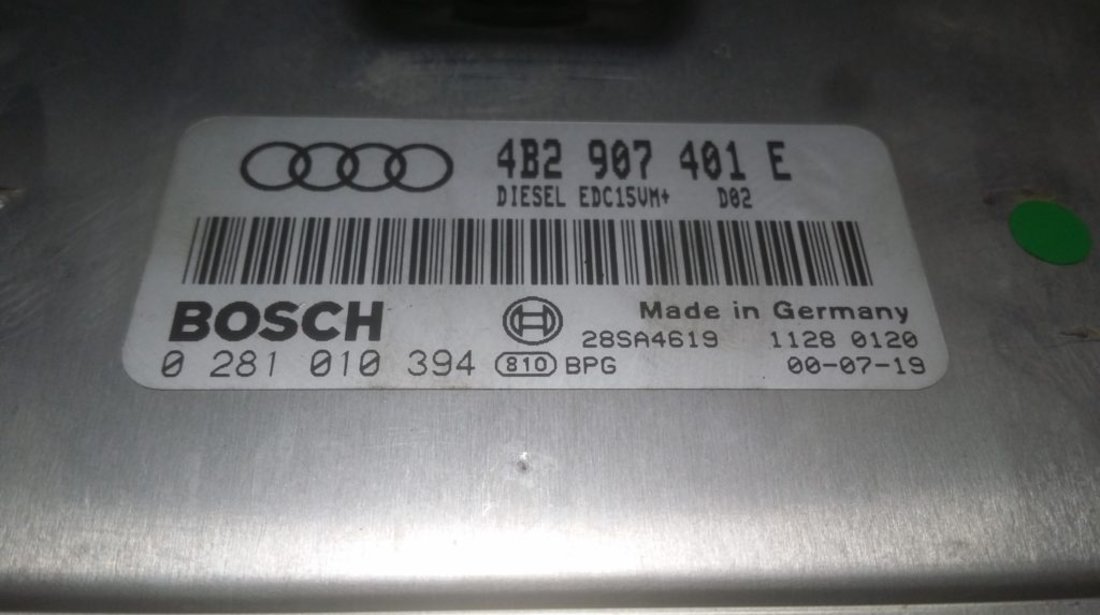 Kit pornire Audi A6 4B2907401E, 0281010394