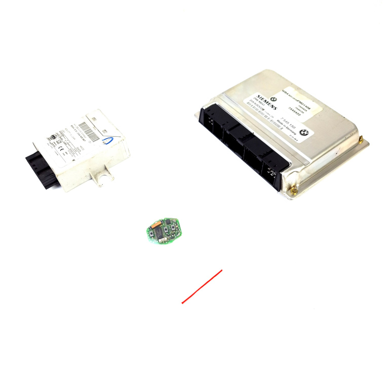 Kit Pornire Bmw 3 (E46) 1998-2007 320 Ci M54 B22 (226S1) Benzina Calculator Motor Chip Cheie Imobilizator 7545150, 7 545 150, 7505825, 7545422, 5Wk90025, Pm21408, 6905667, 61356905667, 6135-6905667, 61.35-6 905 667, 60837715, 608 377.15, E11000221, E
