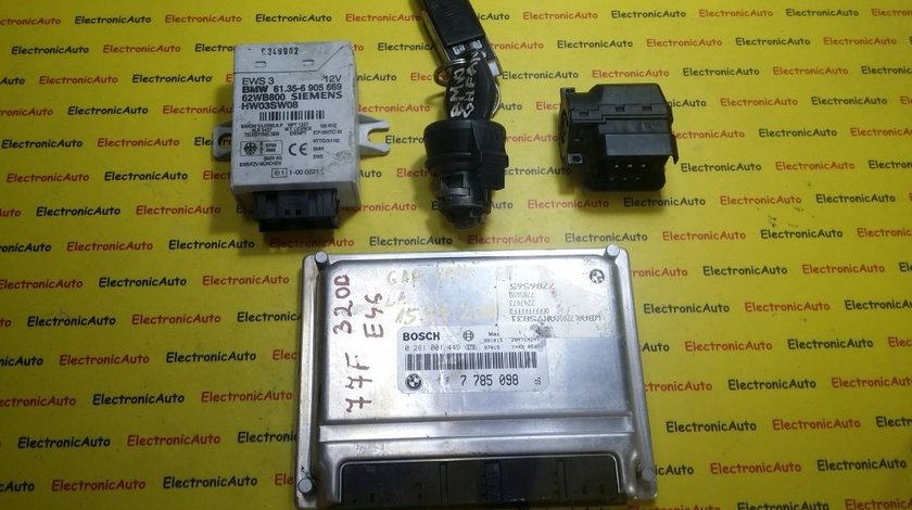 Kit pornire Bmw 320D 0281001445, 7785098