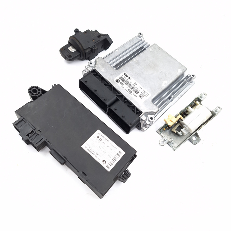 Kit Pornire Bmw 5 (E60, E61) 2003-2010 520 D M47 D20 (204D4) Motorina Blocator Coloana Volan Calculator Motor Cheie Contact Cu Cheie Imobilizator 7803373, 7 803 373, Dde-7803373, Dde 7 803 373, 0281013, 0281013501, 0281013-501, 1039S16470, 6943834, 6