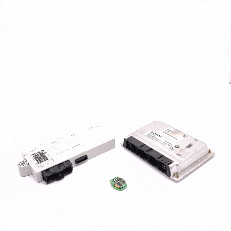 Kit Pornire Bmw 5 (E60, E61) 2003-2010 520 I M54 B22 (226S1) Benzina Calculator Confort Calculator Motor Chip Cheie 5Wk93022, 7548769, 6960978, 7549352, 7520181, 5Wk47995, B915734, E11000221 Siemens