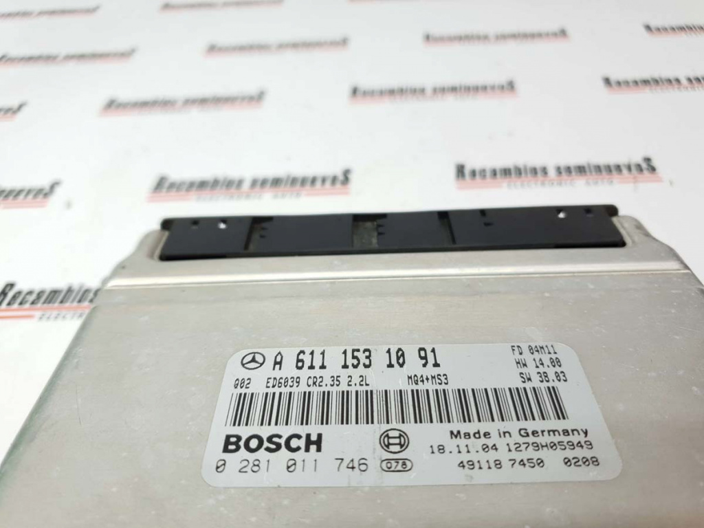 KIT pornire BOSCH MERCEDES-BENZ SPRINTER 0 281 011 746 / 0281011746 / A 611 153 10 91 / A6111531091 / CR2 35 / CR235 / 2 2L / 22L / 03354559320 281 011 746 / 0281011746 / A 611 153 10 91 / A6111531091 / CR2 35 / CR235 / 2 2L / 22L / 0335455932