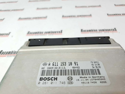 KIT pornire BOSCH MERCEDES-BENZ SPRINTER 0 281 011 746 / 0281011746 / A 611 153 10 91 / A6111531091 ...