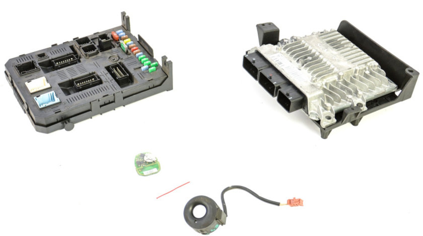 Kit Pornire BSI,calculator Motor,CHIP Cheie,cititor Cheie,panou Sigurante Citroen C5 (DC, DE, RC, RE) 2001 - 2008 Motorina 9655534080, 96 555 340 80, HW9655534080, SW9660781380, SW96 607 813 80, 5WS40259D-T, 9658158780, 96 581 587 80, 9648445180, 96