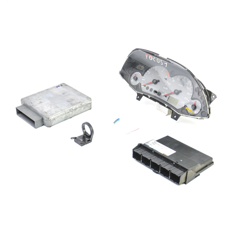 Kit Pornire Calculator Confort,calculator Motor,ceas Bord,CHIP Cheie,cititor Cheie Ford FOCUS Mk 1 1998 - 2004 Motorina 2S4A12A650MA, 2S4A-12A650-MA, 1000287MAK0, F5SB14A624AA, F5SB-14A624-AA, 98VP15607AB, 98VP-15607-AB, 1S7T15K600FB, 1S7T-15K600-FB,
