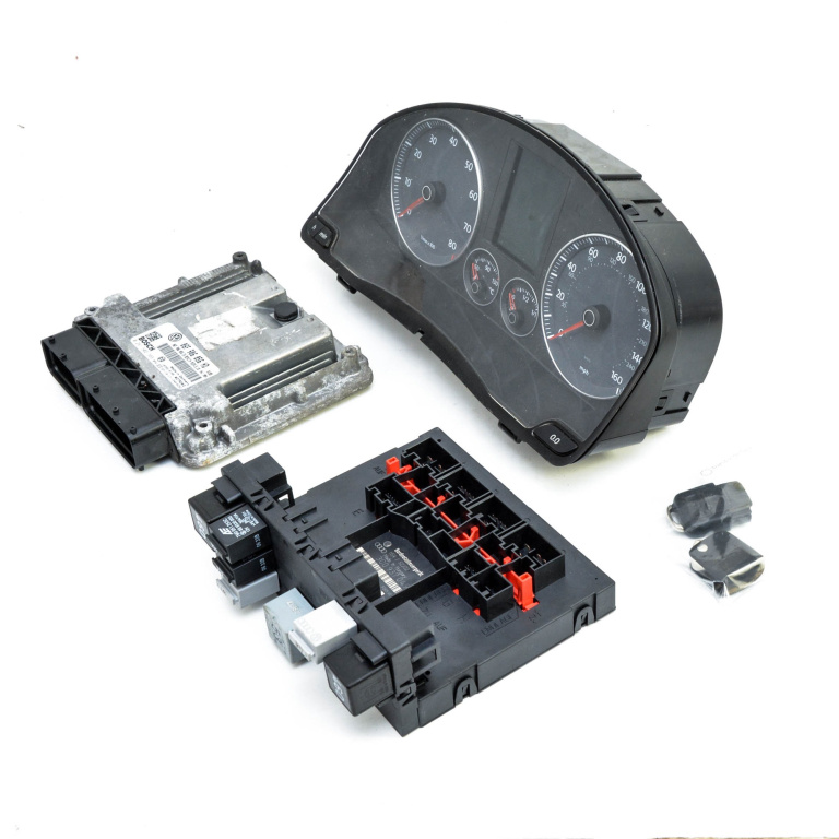 Kit Pornire Calculator Confort,calculator Motor,ceas Bord,CHIP Cheie VW EOS (1F7, 1F8) 2006 - 2016 Benzina 06F906056HD, 0261S02389, 1Q0920974, 1K0035186AE, 1Q0920974, 3C0937049AJ, 1K0959753G