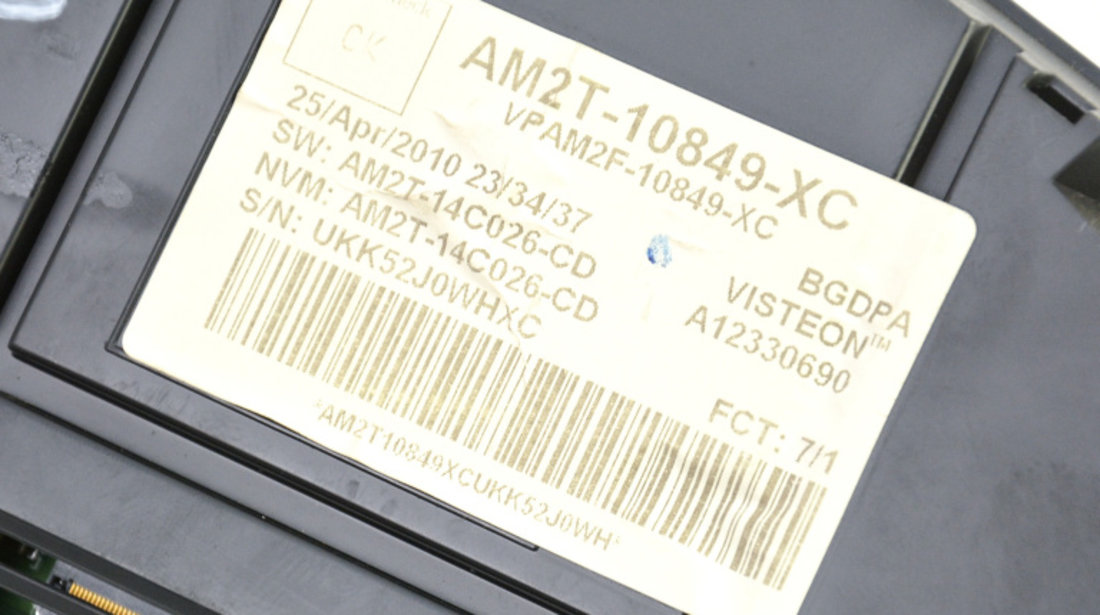 Kit Pornire Calculator Motor,ceas Bord,CHIP Cheie,cititor Cheie,panou Sigurante Ford MONDEO Mk 4 2007 - Prezent Motorina AU7112A650AA, AU71-12A650-AA, AU71-12A650, AU7112A650, 97RI-010012, 2822293, 2293LA03230419, AM2T10849XC, AM2T-10849-XC, AM2T-108