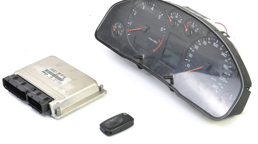 Kit Pornire Calculator Motor,ceas Bord,CHIP Cheie Audi A6 (4B, C5) 1997 - 2005 Benzina 3B0907552, 0261204893, 4B0920900K, 050005070893