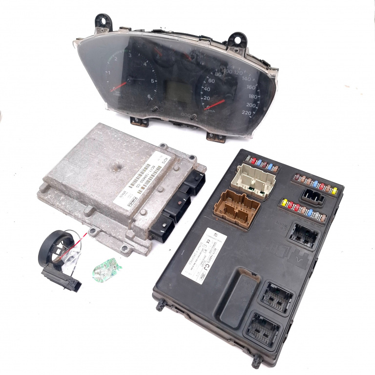 Kit Pornire Calculator Motor,ceas Bord,CHIP Cheie,imobilizator,panou Sigurante Ford TRANSIT Mk4 2000 - 2014 Motorina 6C1112A650CG, 6C1T14A073CJ, 6C1T15607AC, 6C1T-14A073-CJ, 6C1T10849, VP6C1U14A638AD, PWB15160, VSC1FFE, VP6C1F15607AC, TE0079465S, 02
