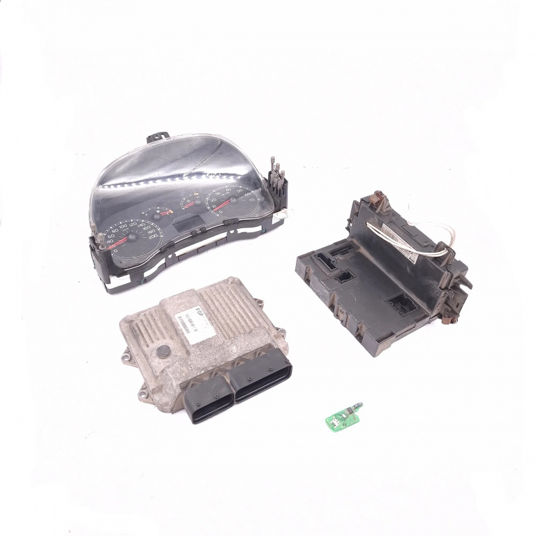 Kit Pornire Calculator Motor,ceas Bord,panou Sigurante Fiat PANDA (169) 2003 - 2012 Motorina 51766999, 52B2SR3F, 7160000503, S118578030D, 050428110726, E24I000065, 51740050, 503000480800, 51711238