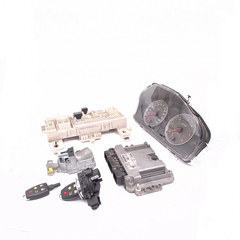 Kit Pornire Calculator Motor,cheie,contact Cu Cheie,blocator Coloana Volan,ceas Bord,panou Sigurante Volvo S40 2 (MS) 2004 - 2012 Motorina 0 281 011 775, 0281011775, 8692329, 4N51-12A650-BA, 4N51 12A650 BA, 4N51-12A650BA, 4N5112A650BA, 30765015, 3078