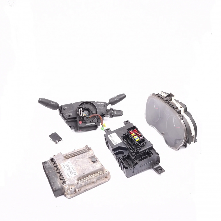 Kit Pornire Calculator Motor,cheie,contact Cu Cheie,ceas Bord,panou Sigurante,BCM Opel CORSA D 2006 - 2014 Motorina 55578997, 0281017713, 0 281 017 713, 55 578 997, 55575350, E23 55 578 997 00TB, E235557899700TB, 13350671, 28269218, 401154265, 133120