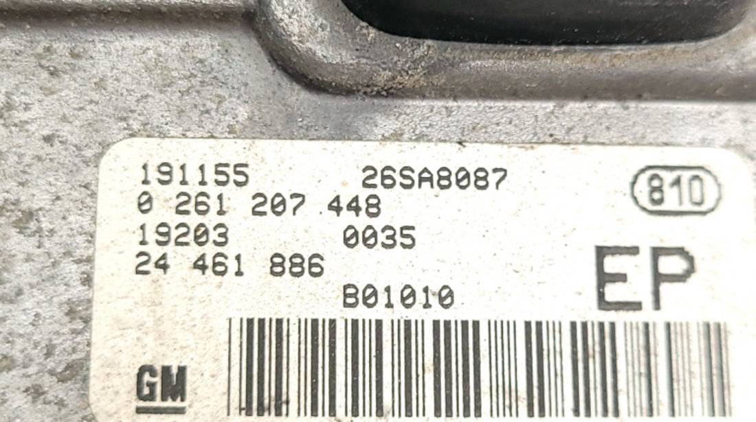 Kit Pornire Calculator Motor,CHIP Cheie,imobilizator Opel ZAFIRA A (F75) 1999 - 2006 Benzina 0261207448, 0 261 207 448, 24461886, 24445098, 5WK4763, 26SA8087, E11000232