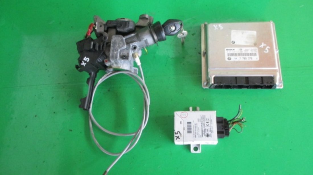 KIT PORNIRE / CALCULATOR MOTOR / ECU COD 0281010314 BMW X5 E53 3.0 DIESEL FAB. 2000 - 2006 ⭐⭐⭐⭐⭐