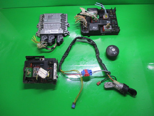 KIT PORNIRE / CALCULATOR MOTOR / ECU COD 5WS40047C-T CITROEN C5 1 / 2.0 HDI FAB. 2000 - 2004 ⭐⭐...