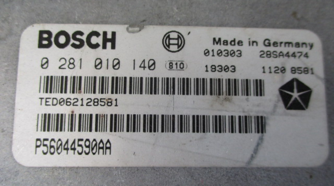 KIT PORNIRE / CALCULATOR MOTOR / ECU JEEP GRAND CHEROKEE II 3.1 TD FAB. 1998 - 2005 ⭐⭐⭐⭐⭐