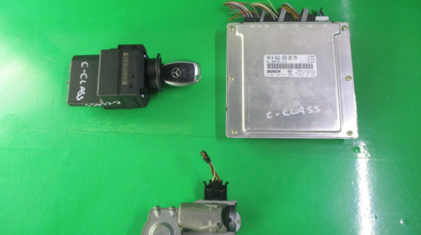 KIT PORNIRE / CALCULATOR MOTOR / ECU MERCEDES BENZ C-CLASS W203 2.2 CDI FAB. 2000 – 2007 ⭐⭐⭐⭐⭐