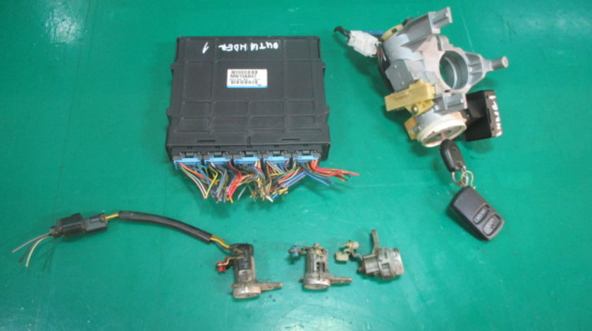 KIT PORNIRE / CALCULATOR MOTOR / ECU MITSUBISHI OUTLANDER I 2.4 BENZINA 4X4 FAB. 2001 - 2006 ⭐⭐⭐⭐⭐