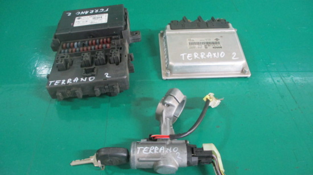 KIT PORNIRE / CALCULATOR MOTOR / ECU NISSAN TERRANO 2 2.7 TDI 4X4 FAB. 1999 - 2007 ⭐⭐⭐⭐⭐