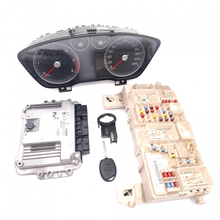 Kit Pornire Calculator Motor,imobilizator,contact Cu Cheie,ceas Bord,panou Sigurante Ford FOCUS Mk 2 2005 - 2010 Motorina 8M5112A650MB, 0281012487, 1039S20990, 14151068, 7M5T14A073BB, 519241103, 7M5T14014G, 7M5T14A073BB, F1069C, ERN71AX7, 2S6T15607BC