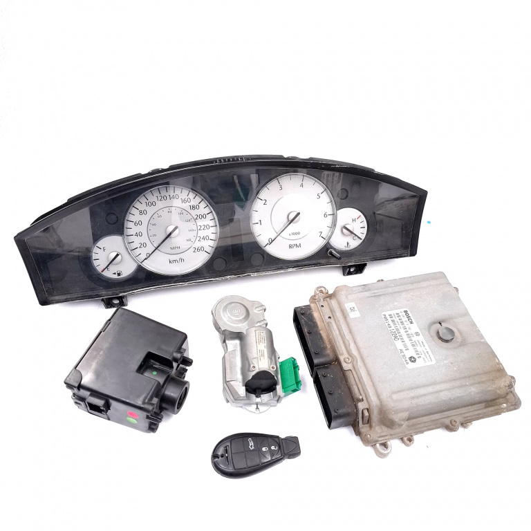 Kit Pornire Chrysler 300 C (Lx) 2005-2010 3.0 Crd Motorina Blocator Coloana Volan Calculator Motor Ceas Bord Contact Cu Cheie P05149122Ad, 0281013901, 1039S24777, P05026529Ad, A2C53132114, 5Wk49093, Ae3D4A, T00Ed1198A0140, M3N5Wy7821, 267F5Wy7821, 5W