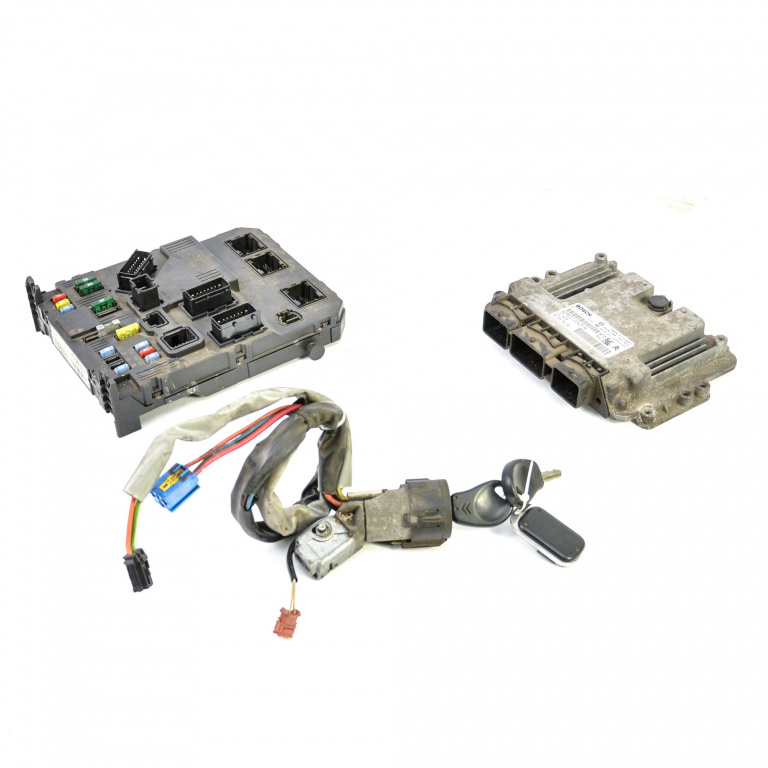 Kit Pornire Citroen Berlingo (Mf) 1996 > 1.6 Hdi 75 (Mb9Hw) 9Hw (Dv6Bted4) Motorina Bsi Calculator Motor Chip Cheie Cititor Cheie Contact Cu Cheie Panou Sigurante 9665594380, 96 655 943 80, 0281012620, 0 281 012 620, Edc16C34, 1039S24494, 9659614980,
