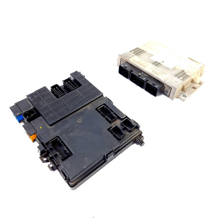 Kit Pornire Citroen Xsara (N0, N1, N2) 1997-2006 1.4 I Kfw (Tu3Jp) Benzina Bsi Calculator Motor Chip Cheie 9652202480, 9646509880, 9650913880, 215844542, 16199401 Sagem, Valeo