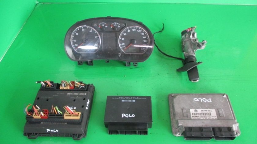 KIT PORNIRE COMPLET CALCULATOR / ECU 03E906033L VW POLO 9N FAB. 2001 - 2007 1.2 12V 64cp 47kw ⭐⭐⭐⭐⭐