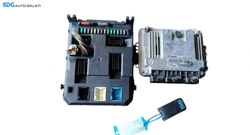 Kit Pornire Complet ECU Calculator Motor Calculator Confort Confort Cip Cheie Imobilizator Citroen C...