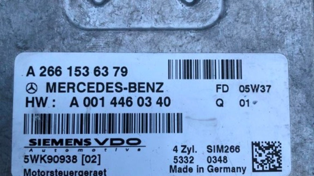 Kit pornire complet Mercedes A150 W169 2004-2008 cod A2661536379