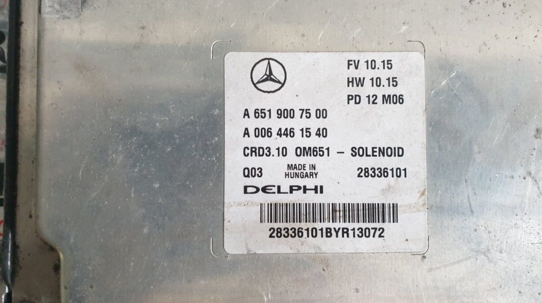 Kit pornire complet Mercedes C-Classe Coupe C204 2.2 CDI 170 cai tip motor OM651.911 170 cai