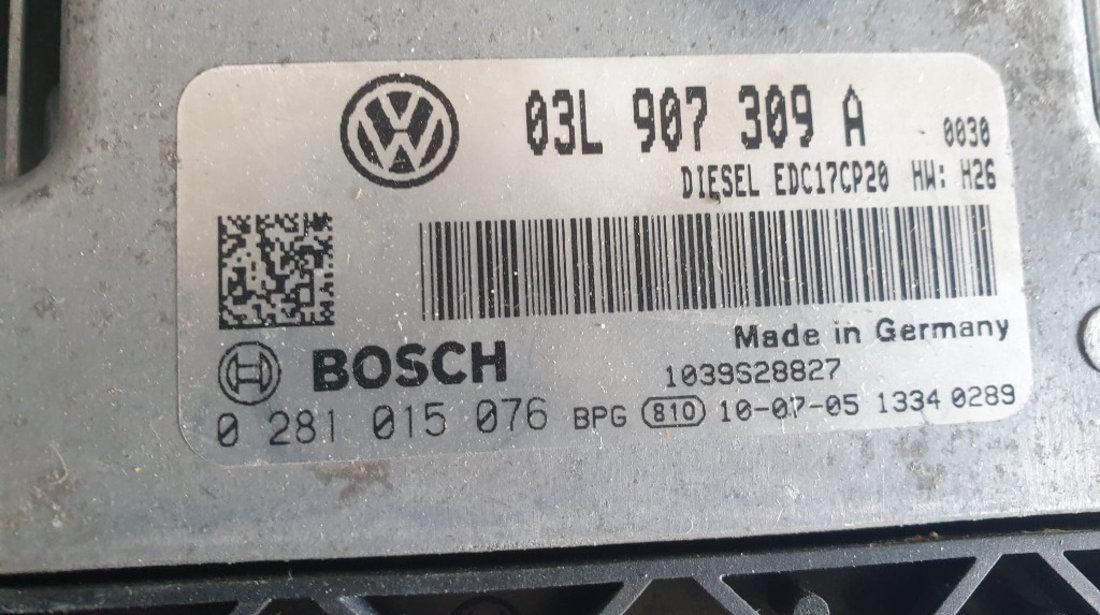 Kit pornire complet VW Passat B6 2.0 BlueTDI 143 cai motor CBAC (euro 5 cu AdBlue)