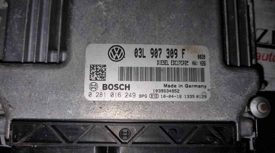 Kit pornire complet VW Passat B6 2.0 TDi euro 5 motor CBAB cutie manuala start-stop