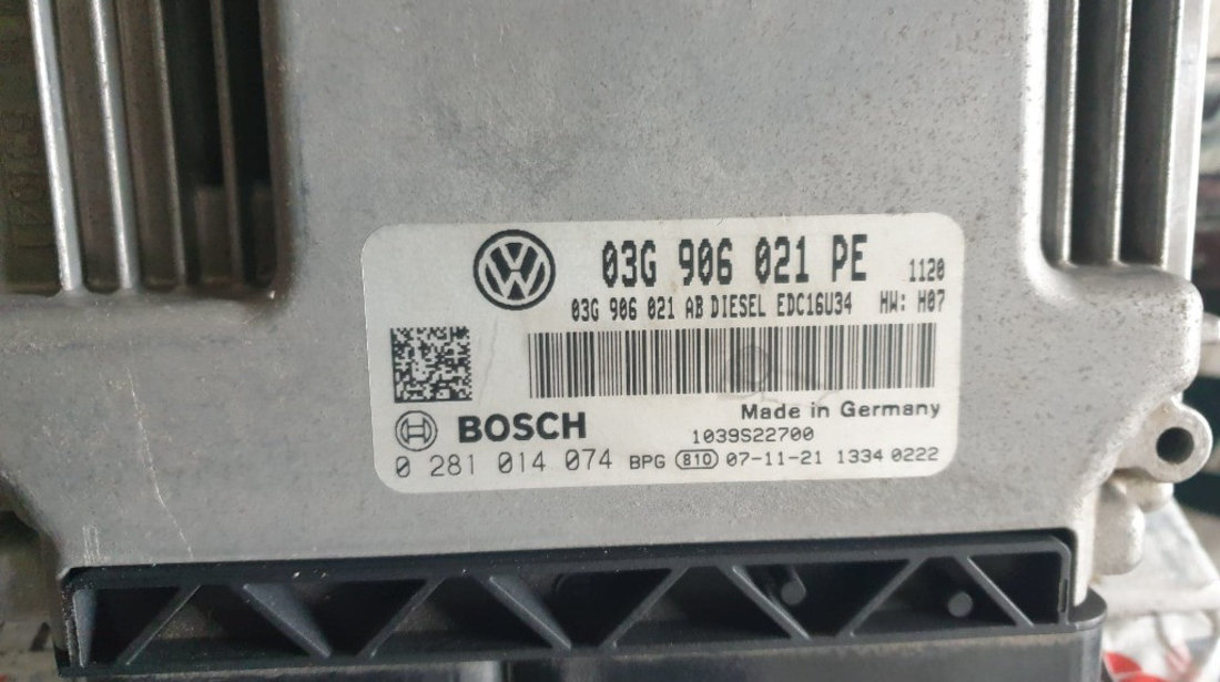 Kit pornire complet VW Touran 1.9 TDi 105 cai motor BLS coduri : 03G906021PE / 1K0959433CP / 1T0920974C