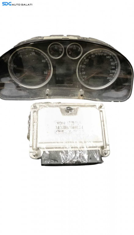 Kit Pornire ECU Calculator Motor Bosch Ceas Ceasuri Bord Cheie Cheie CIP Imobilizator Volkswagen Pas...