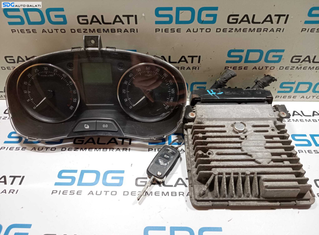 Kit Pornire ECU Calculator Motor Ceas Bord Imobilizator Cip Cheie Skoda Fabia 2 2007 - 2014 Cod 03L906023LN 5J0920911LK [M6357]