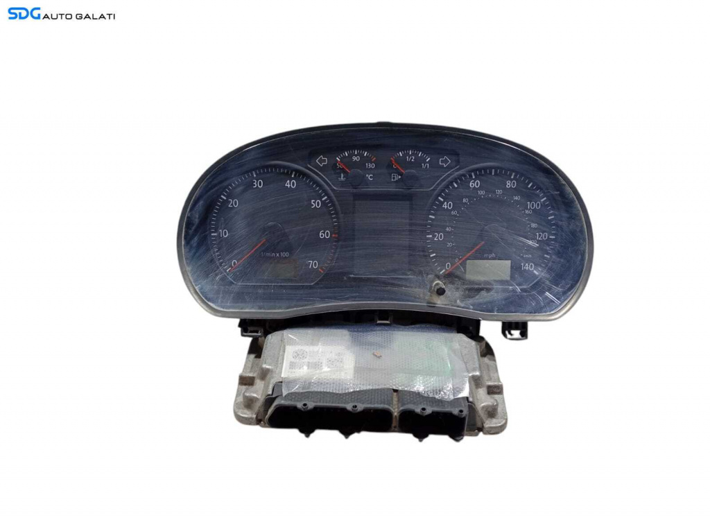 Kit Pornire ECU Calculator Motor Ceas Ceasuri Bord Cheie Cheie CIP Imobilizator Volkswagen Polo 9N 9N2 9N3 1.4 Benzina 2002 - 2008 Cod 03C906024F [LC0342] [LC0343]
