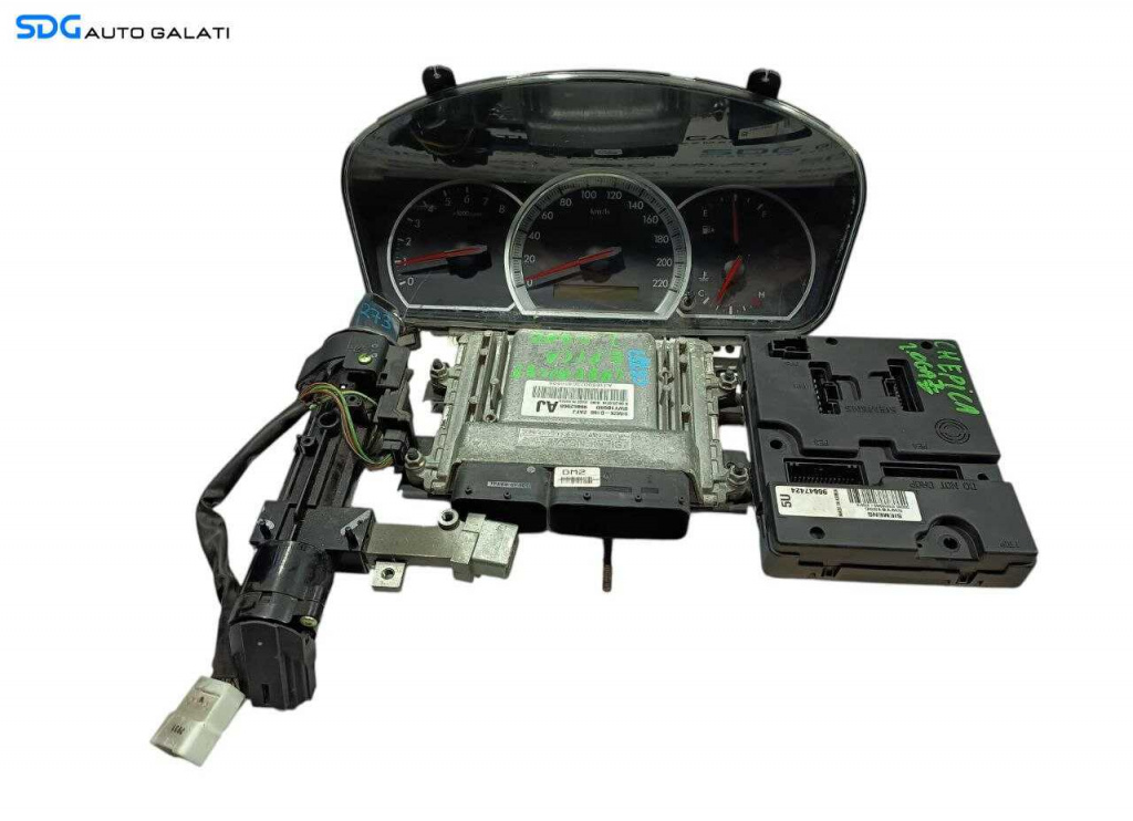 Kit Pornire ECU Calculator Motor Ceas Ceasuri Confort Contact Cheie Cheie CIP Imobilizator Chevrolet Epica 2.0 24V 2006 - 2011 Cod 96862960 96647711 96647424 [LC1848]