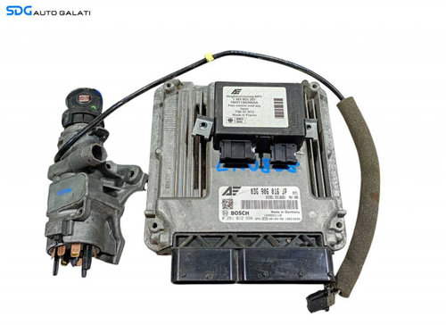 Kit Pornire ECU Calculator Motor Cip Cheie Cu Contact si Imobilizator Volkswagen Sharan 2.0 TDI BRT ...