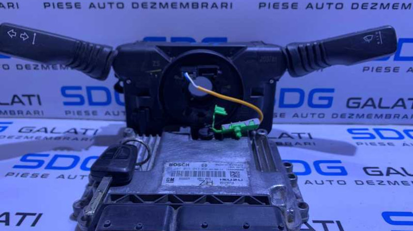 Kit Pornire ECU Calculator Motor Cip Cheie si CIM Imobilizator Opel Astra H 1.7 CDTI 74KW 101CP Z17DTH 2004 - 2010 Cod 55556829 0281011943