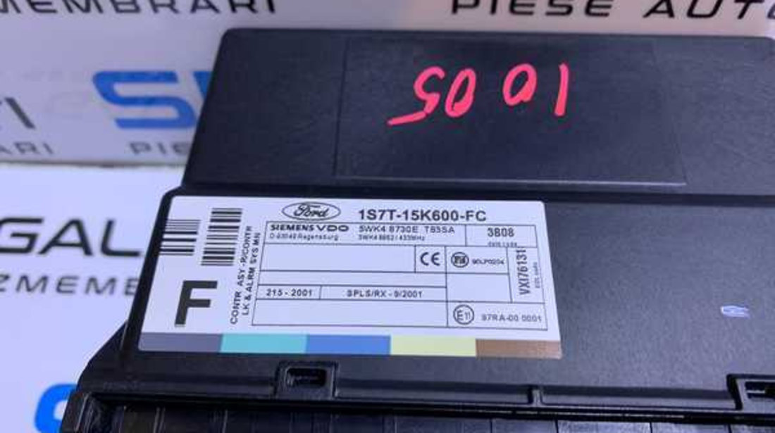 Kit Pornire ECU Calculator Motor Cip Cheie si Imobilizator Ford Focus 1 1.8 TDCI 1998 - 2004 Cod 2M5A-12A650-PE 2M5A12A650PE