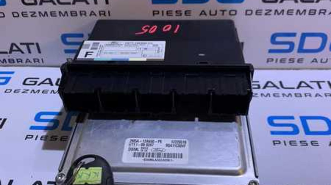 Kit Pornire ECU Calculator Motor Cip Cheie si Imobilizator Ford Focus 1 1.8 TDCI 1998 - 2004 Cod 2M5A-12A650-PE 2M5A12A650PE