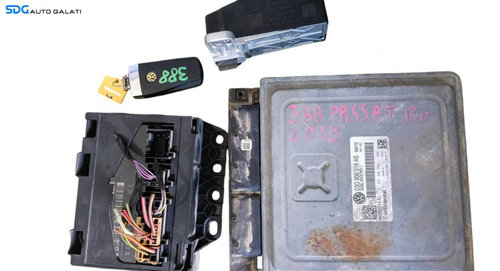 Kit Pornire ECU Calculator Motor Cip Cheie si Imobilizator Volkswagen Passat B6 2.0 TDI BMR 2005 - 2...