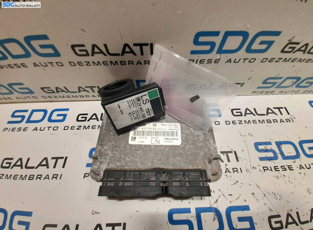 Kit Pornire ECU Calculator Motor Cip Cheie si Imobilizator Opel Astra G 2.0 DTI 1997 - 2004 Cod 0281010859 24467018 24445098 [N0237]