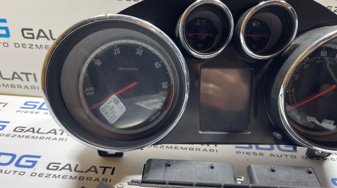 Kit Pornire ECU Calculator Motor Cip Cheie Imobilizator Ceas Bord Opel Astra J 1.7 CDTI 2009 - 2015 Cod 55591495 55579719 [2899] [2900] [2901]