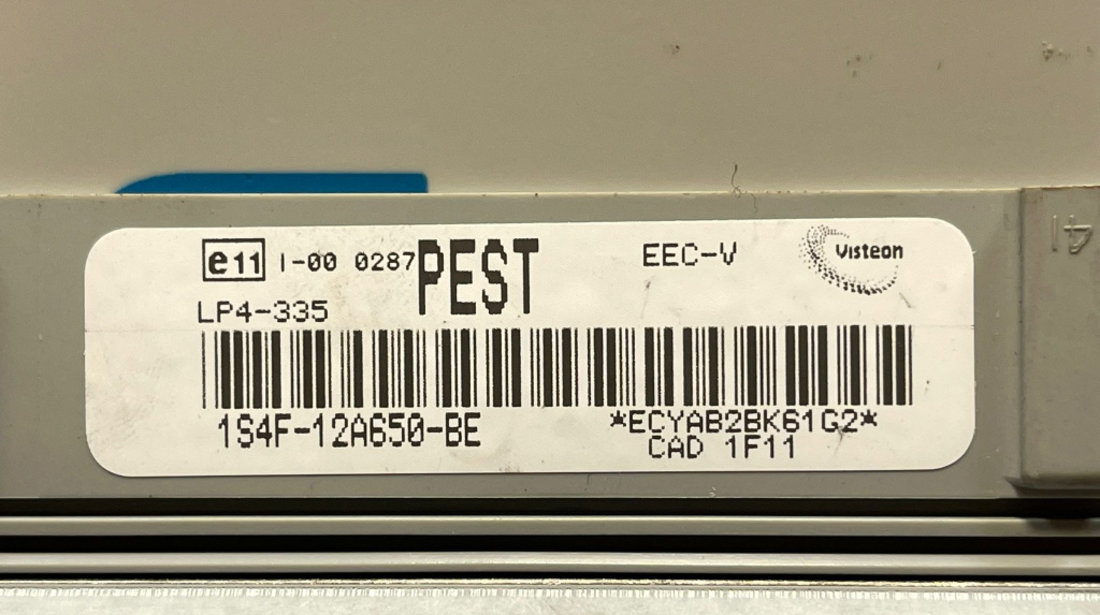 Kit Pornire ECU Calculator Motor Cip Cheie Imobilizator Ford Focus 1 1.6 16V 1998 - 2004 Cod 1S4F-12A650-BE E9AF-14A624-AA [2154]