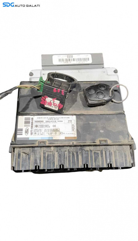 Kit Pornire ECU Calculator Motor Cip Cheie Calculator Confort Ford Mondeo 3 2.0 TDCI 2000 - 2007 Cod 1S7F-12A650-CAF 1S7T-15K600-GB [M8490]