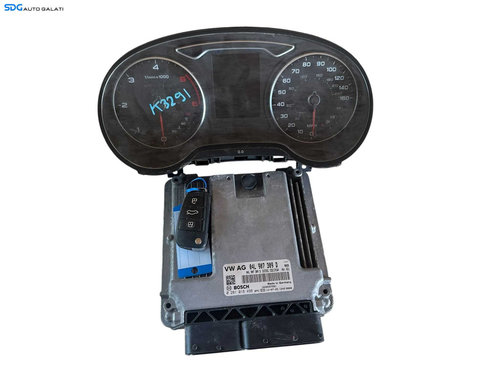 Kit Pornire ECU Calculator Motor Cip Cheie Ceasuri Bord Imobilizator Audi A3 8V 2.0 TDI CRBC 2013 - ...